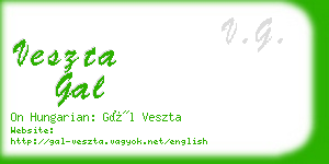 veszta gal business card